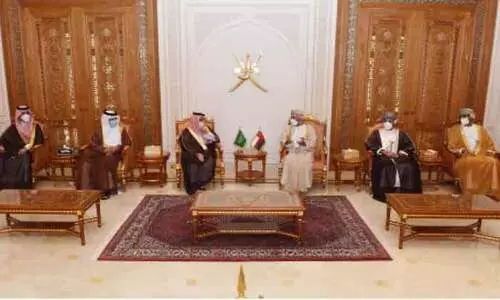 സൗദി വിദേശകാര്യ മന്ത്രി ഒമാനിൽ സൗദി വിദേശകാര്യ മന്ത്രി ഒമാനിൽ