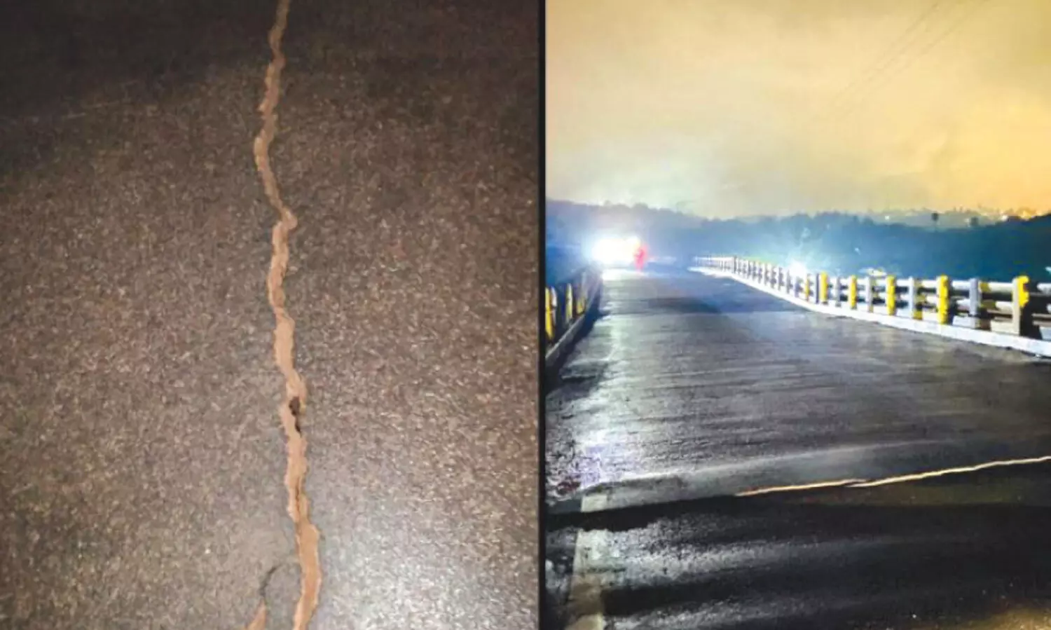 manglore airport road bridge