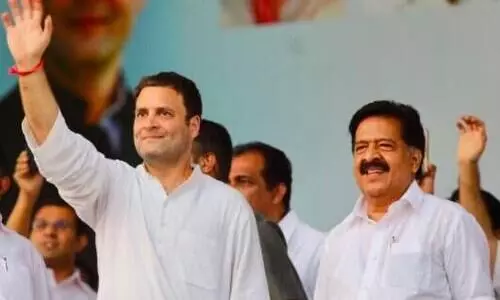 chennithala with rahul gandhi
