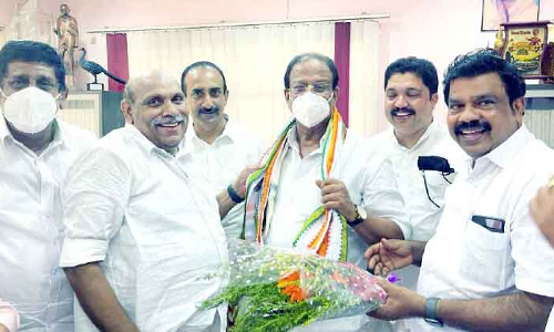 ഒ.​െഎ.സി.സി – ഇൻകാസ് നേതൃത്വം കെ. സുധാകരൻ എം.പിയെ അനുമോദിച്ചു