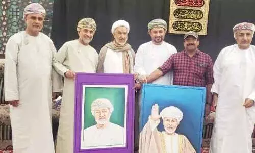 ജീവൻ തുടിക്കുന്ന വരകളുമായി പ്രവാസി കലാകാരൻ ജീവൻ തുടിക്കുന്ന വരകളുമായി പ്രവാസി കലാകാരൻ