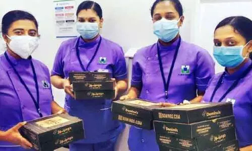 അ​ൽ ഹി​ലാ​ൽ മു​ന്ന​ണി​പ്പോ​രാ​ളി​ക​ളെ ഡൊ​മി​നോ​സ്​ പി​സ ആ​ദ​രി​ച്ചു