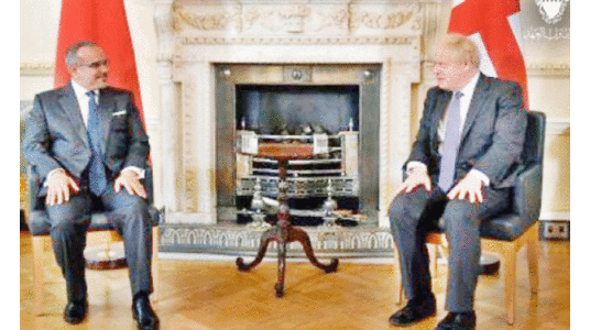 കിരീടാവകാശി ബ്രിട്ടീഷ്​ പ്രധാനമന്ത്രിയുമായി കൂടിക്കാഴ്​ച നടത്തി