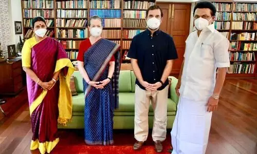 Sonia, Rahul, Stalin