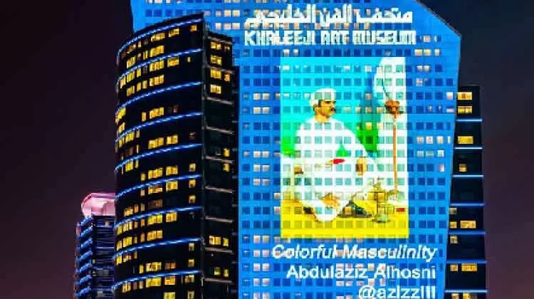 ഒ​മാ​നി ഫോ​​ട്ടോ​ഗ്രാ​ഫ​റു​ടെ ക​ലാ​സൃ​ഷ്​​ടി ഖ​ലീ​ജി ആ​ർ​ട്ട് എ​ക്​​സി​ബി​ഷ​നി​ൽ