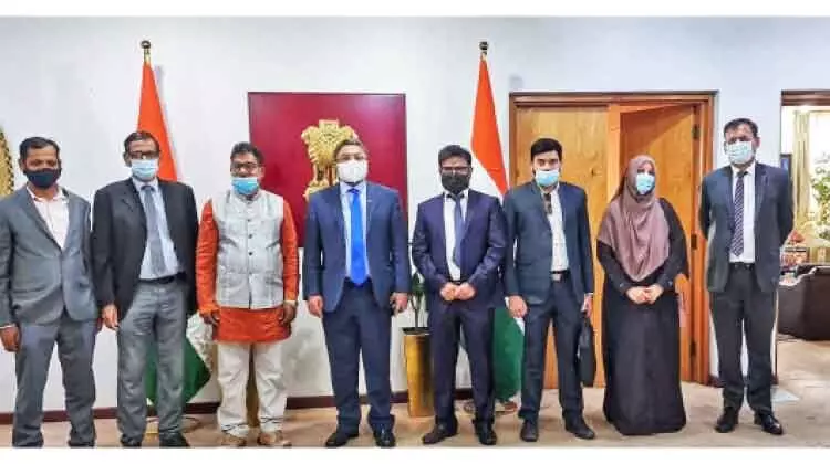 വെല്ഫെയര് കേരള കുവൈത്ത് നേതാക്കള് അംബാസഡറുമായി ചർച്ച നടത്തി വെല്ഫെയര് കേരള കുവൈത്ത് നേതാക്കള് അംബാസഡറുമായി ചർച്ച നടത്തി