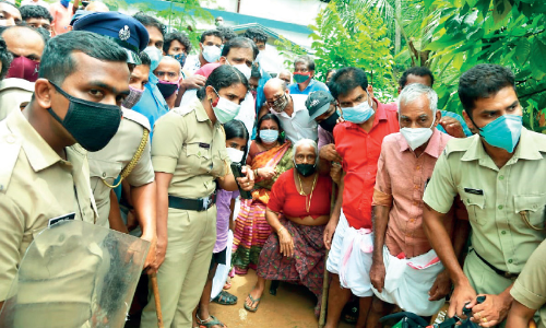 drisyas native people watching police investigation