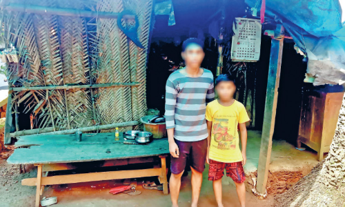 no electricity; siblings cant study