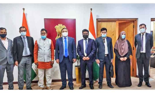 വെ​ല്‍ഫെ​യ​ര്‍ കേ​ര​ള കു​വൈ​ത്ത് നേ​താ​ക്ക​ള്‍ അം​ബാ​സ​ഡ​റു​മാ​യി ച​ർ​ച്ച ന​ട​ത്തി