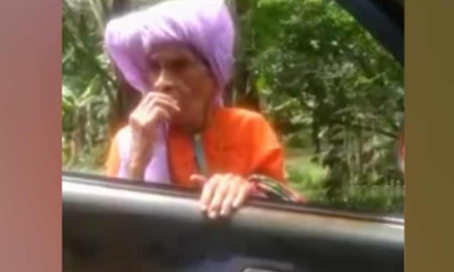 മാസ്ക് ധരിക്കാത്ത വയോധികക്ക് നോട്ടീസ് നൽകുന്ന വിഡി​യോക്ക്​ കടുത്ത വിമർശനം