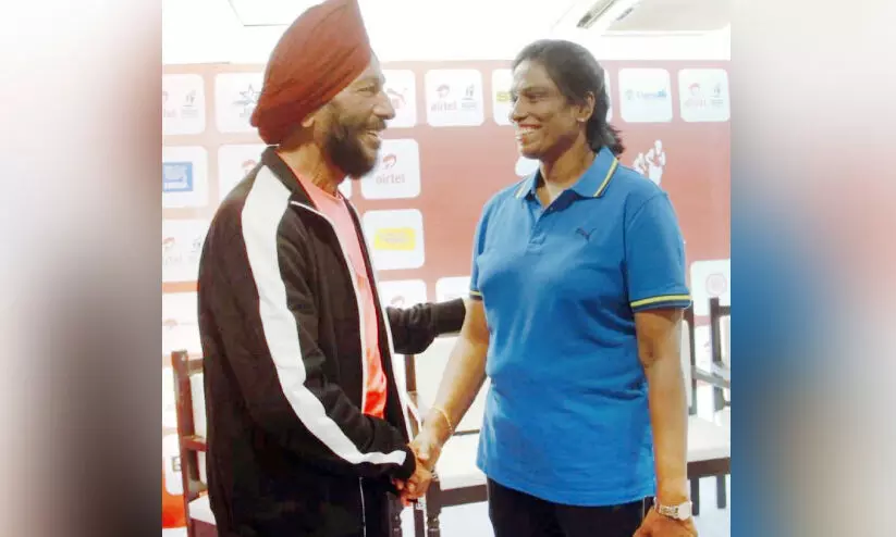 milkha singh and pt usha milkha singh and pt usha