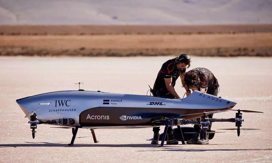 Worlds first flying race car makes its maiden flight Worlds first flying race car makes its maiden flight