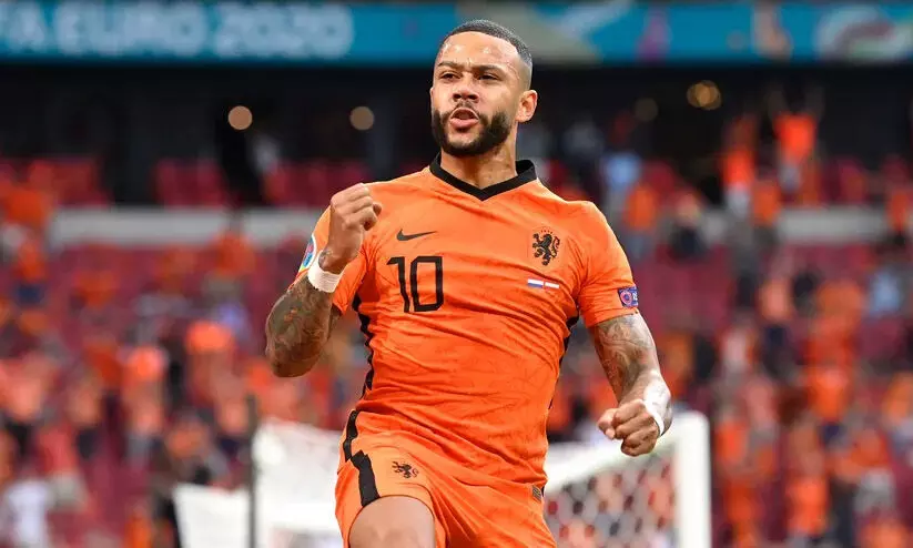 ഡച്ച് സ്ട്രൈക്കർ മെംഫിസ് ഡിപായ് ബാഴ്സലോണയിൽ ഡച്ച് സ്ട്രൈക്കർ മെംഫിസ് ഡിപായ് ബാഴ്സലോണയിൽ