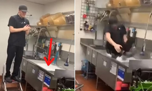 kitchen sink staff jump
