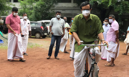 c raveendranaths cycle journey