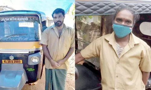 auto drivers moncy and jalaja