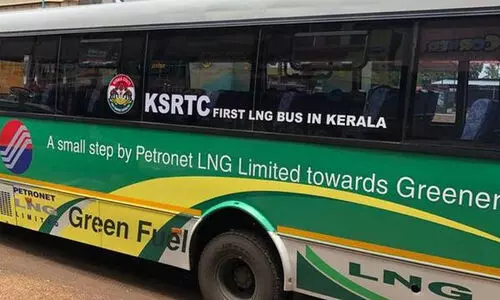 കേരളത്തിലെ ആദ്യ എൽ.എൻ.ജി ബസ്​ ഓടിത്തുടങ്ങി; ബസിന്‍റെ സമയക്രമം അറിയാം