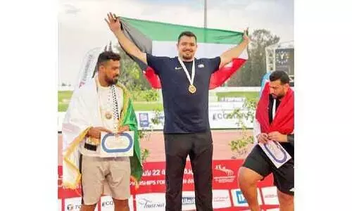 അ​റ​ബ്​ അ​ത്​​ല​റ്റി​ക്​​സ്​: കു​വൈ​ത്തി​ന്​ ര​ണ്ടു സ്വ​ർ​ണം ഉ​ൾ​പ്പെ​ടെ അ​ഞ്ചു​ മെ​ഡ​ൽ