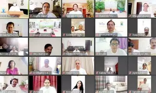 ആരോഗ്യസന്ദേശവുമായി യോഗദിനാചരണം