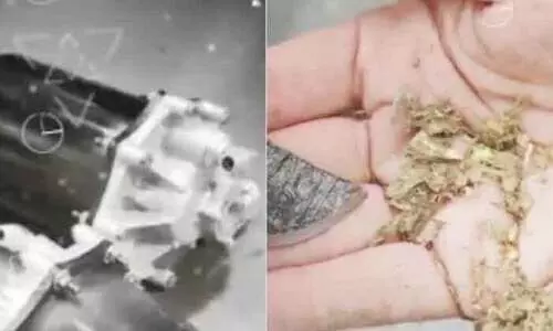 എ.​സി​ക്കു​ള്ളി​ൽ ഒ​ളി​പ്പി​ച്ച്​ ക​ഞ്ചാ​വ്​; 17.5 കി​ലോ പി​ടി​കൂ​ടി