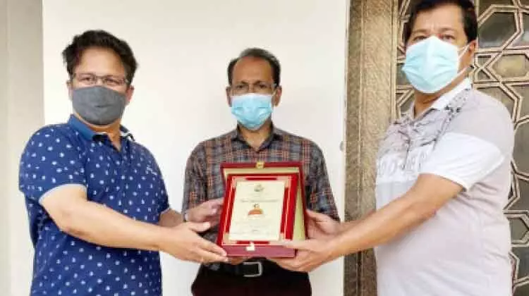 വേൾഡ്​ മലയാളി കൗൺസിൽ യാ​ത്ര​യ​യ​പ്പ്​ ന​ൽ​കി