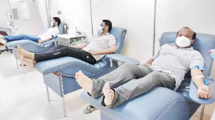 രക്തദാന ക്യാമ്പുകൾ സംഘടിപ്പിച്ചു