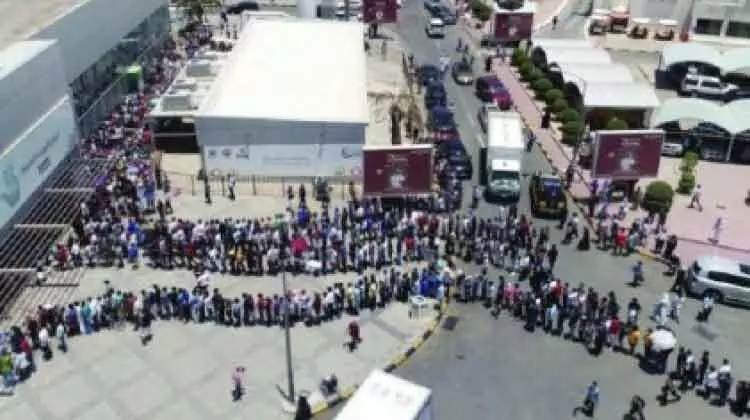 കുത്തിവെപ്പ് ത്വരിതഗതിയിൽ; മിഷ്രിഫിൽ വൻ തിരക്ക് കുത്തിവെപ്പ് ത്വരിതഗതിയിൽ; മിഷ്രിഫിൽ വൻ തിരക്ക്