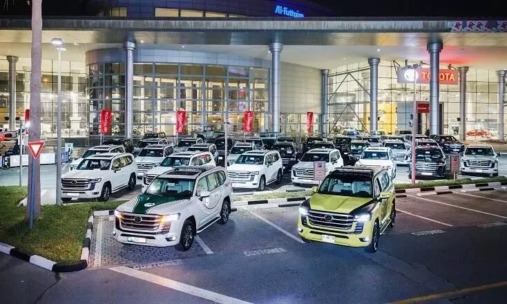 Latest Toyota Land Cruiser becomes cop car, joins