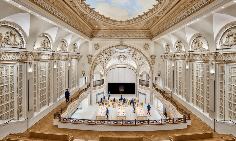 കൊട്ടാരങ്ങൾ തോൽക്കും..! 94 വർഷം പഴക്കമുള്ള തിയറ്റർ നവീകരിച്ച് റീട്ടെയിൽ സ്റ്റോറാക്കി ആപ്പിൾ കൊട്ടാരങ്ങൾ തോൽക്കും..! 94 വർഷം പഴക്കമുള്ള തിയറ്റർ നവീകരിച്ച് റീട്ടെയിൽ സ്റ്റോറാക്കി ആപ്പിൾ