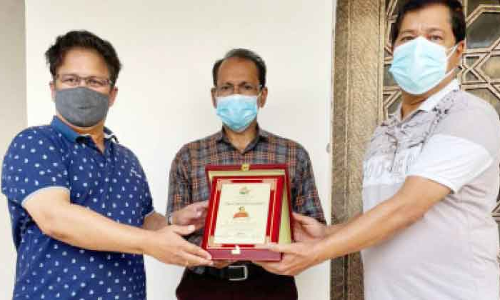 വേൾഡ്​ മലയാളി കൗൺസിൽ യാ​ത്ര​യ​യ​പ്പ്​ ന​ൽ​കി