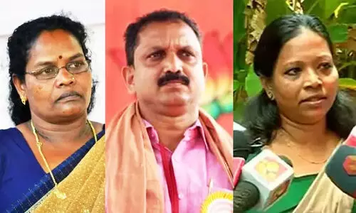 K Surendran- Praseetha Azhikode- CK Janu