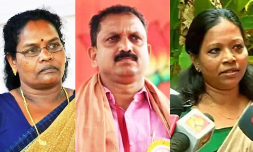 K Surendran- Praseetha Azhikode- CK Janu