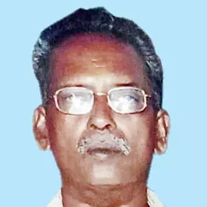 ശാ​സ്താം​പാ​ട്ട്  ക​ലാ​കാ​ര​ൻ  ബാ​ല​ൻ ആ​ചാ​രി