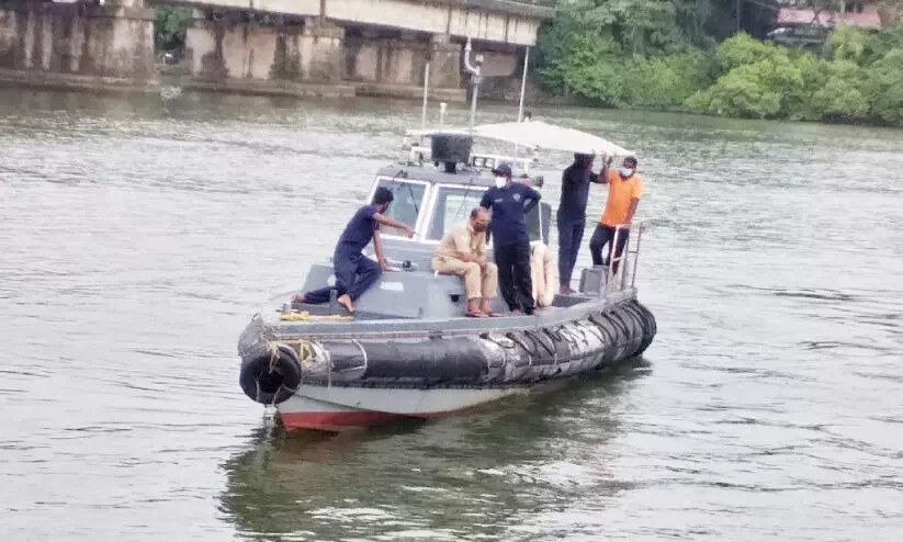 search for young man in the feroke river