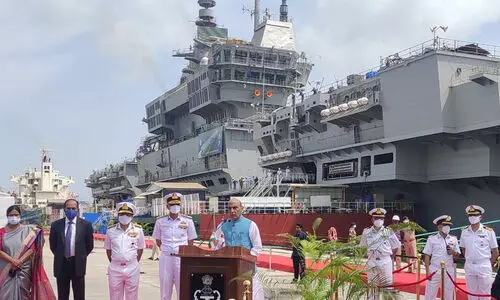 സമുദ്ര പ്രതിരോധത്തിൽ ആഗോള ശക്​തിയാവുകയാണ്​ ഇന്ത്യയുടെ ലക്ഷ്യം -രാജ്​നാഥ്​ സിങ്​