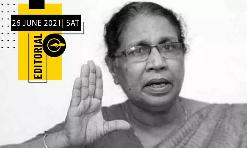 Madhyamam editorial 26-06-2021