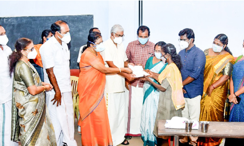 Pournami and family