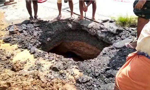 kochi water pipe broken