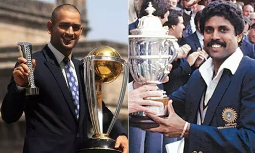 dhoni kapil dev WC