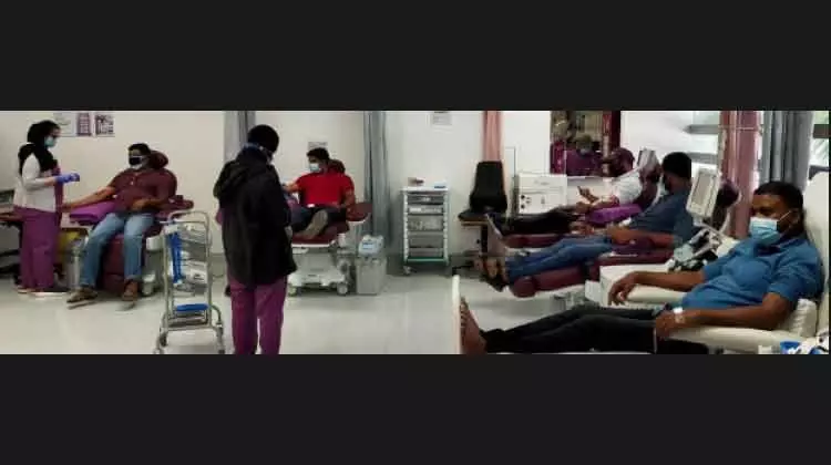 ബി.ഡി.കെ രക്തദാന ക്യാമ്പ് സംഘടിപ്പിച്ചു ബി.ഡി.കെ രക്തദാന ക്യാമ്പ് സംഘടിപ്പിച്ചു