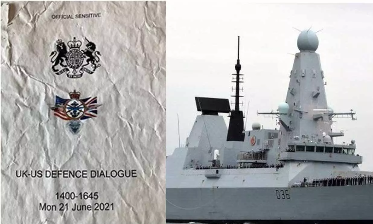 യു.കെ പ്രതിരോധ മന്ത്രാലയത്തിൻെറ അതിരഹസ്യ രേഖകൾ ബസ്സ്റ്റോപ്പിൽ യു.കെ പ്രതിരോധ മന്ത്രാലയത്തിൻെറ അതിരഹസ്യ രേഖകൾ ബസ്സ്റ്റോപ്പിൽ