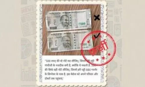 ആർ.ബി.ഐ ഗവർണറുടെ ഒപ്പിന്‍റെ സമീപത്ത്​ പച്ച സ്​ട്രിപ്പില്ലാത്ത 500 രൂപ നോട്ടുകൾ അസാധുവാണോ? പ്രചാരണത്തിലെ സത്യമെന്ത്​
