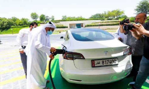 10 മിനിറ്റിനുള്ളിൽ വൈദ്യുത കാർ പൂർണമായും ചാർജ് ചെയ്യാം; വേഗമേറിയ ചാർജിങ്​ സ്​റ്റേഷൻ കതാറയിൽ