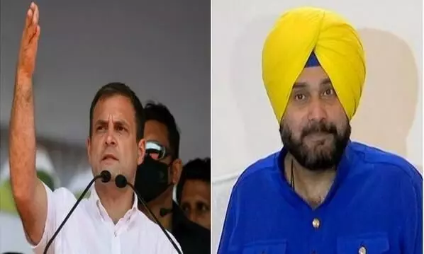 കോണ്ഗ്രസിലെ തര്ക്കം: നവജോത് സിംഗ് സിദ്ധു, രാഹുല് ഗാന്ധി കൂടികാഴ്ച നാളെ കോണ്ഗ്രസിലെ തര്ക്കം: നവജോത് സിംഗ് സിദ്ധു, രാഹുല് ഗാന്ധി കൂടികാഴ്ച നാളെ