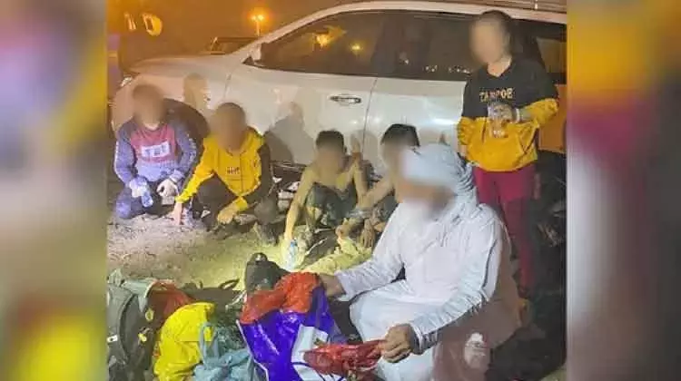 അനധികൃതമായി പ്രകൃതി സംരക്ഷണ കേന്ദ്രത്തിൽ പ്രവേശിച്ച 17 പേരെ പിടികൂടി