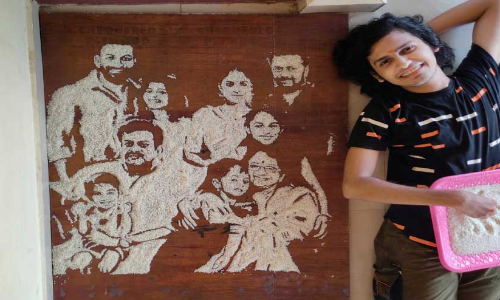 ഉറുമ്പുകളെ ​േതാൽപിച്ച്​ ശ്രീരാജ്ഇന്ത്യ ബുക്ക് ഓഫ് റെക്കോഡ്​സില്‍