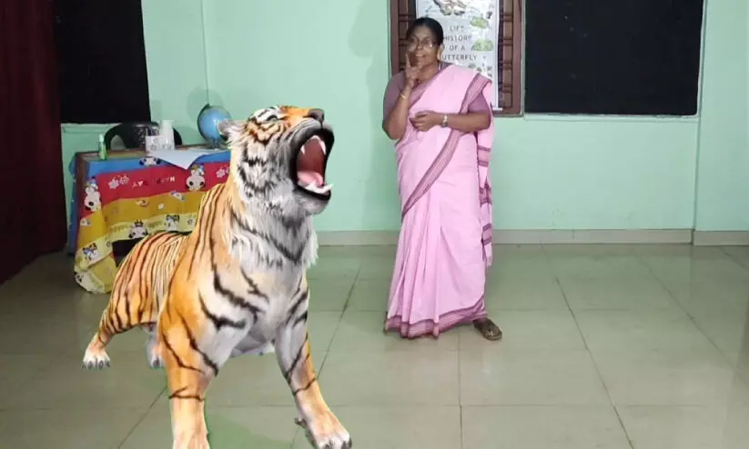 online class with augmented reality