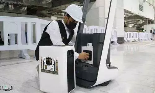 മസ്ജിദുൽ ഹറാമിൽ ഉപകരണങ്ങളുടെ അറ്റകുറ്റപ്പണി തുടങ്ങി മസ്ജിദുൽ ഹറാമിൽ ഉപകരണങ്ങളുടെ അറ്റകുറ്റപ്പണി തുടങ്ങി