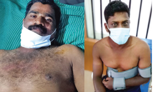 വള്ളം മറിഞ്ഞ് ​രണ്ടുപേർക്ക് പരിക്ക്