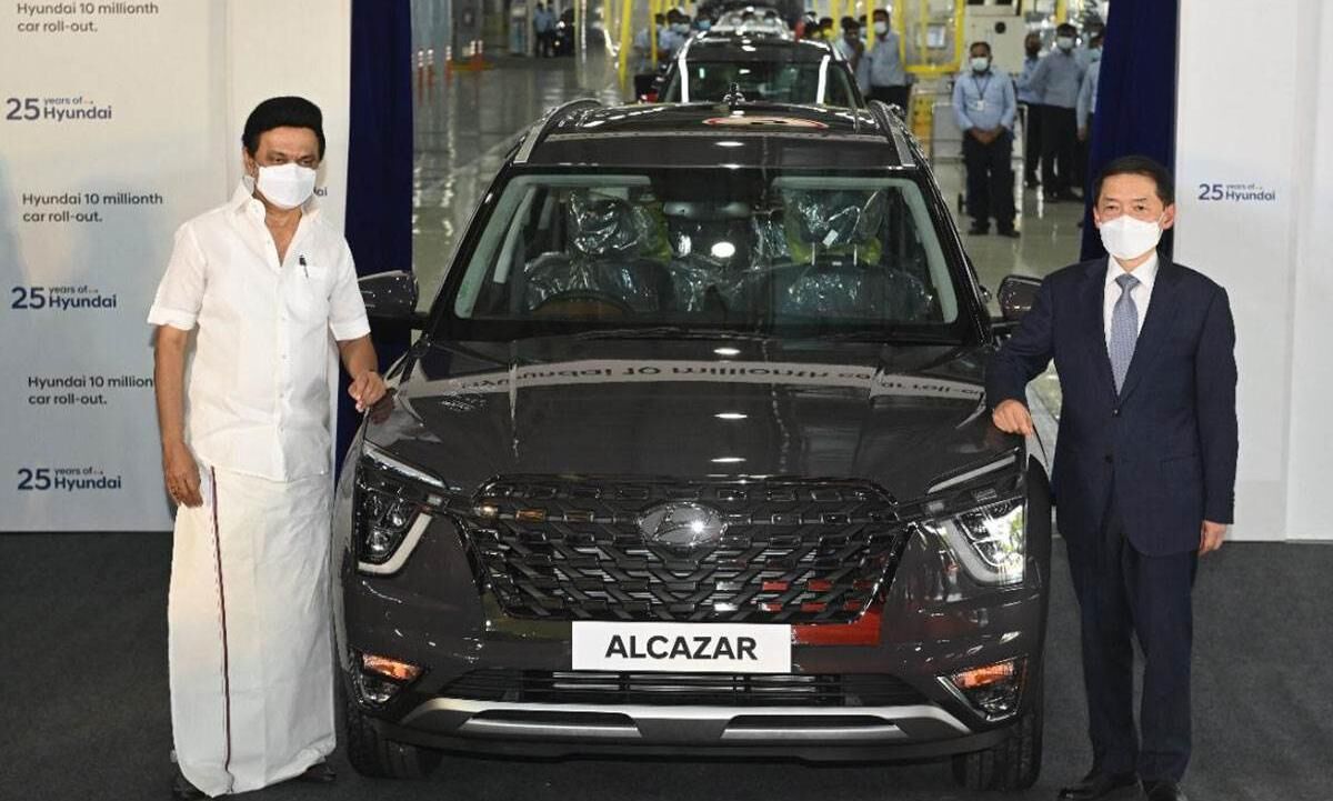 Hyundai makes one crore cars in India;  Stalin released the millionaire